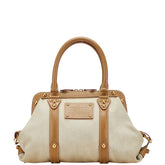 ルイ ヴィトン サックドニュイ MM ハンドバッグ M48826 ベージュ ブラウン キャンバス レザー レディース LOUIS VUITTON 【中古】